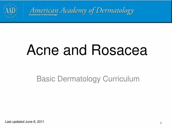 acne and rosacea