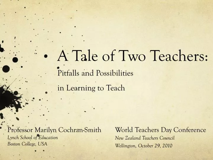 a tale of two teachers pitfalls and possibilities in learning to teach