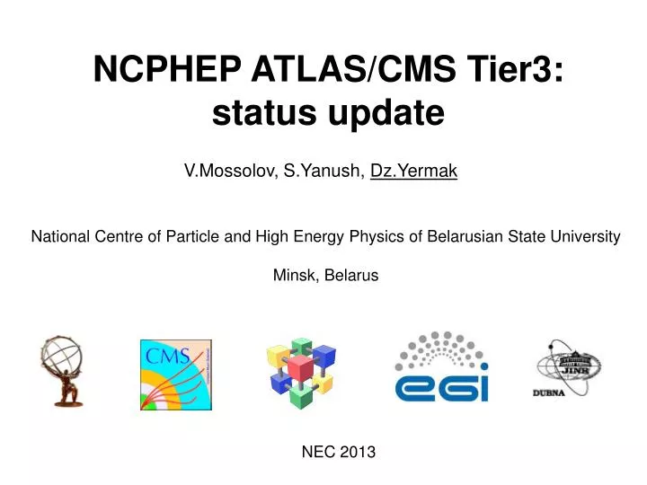 ncphep atlas cms tier3 status update