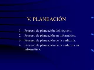 v planeaci n