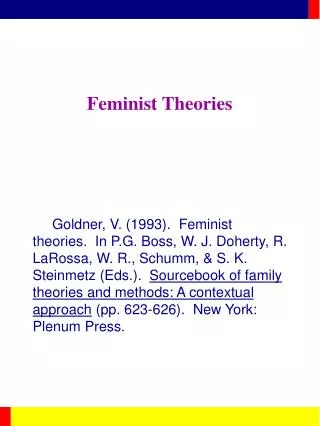 Feminist Theories