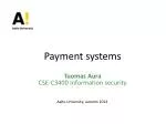 Payment systems - slide 1