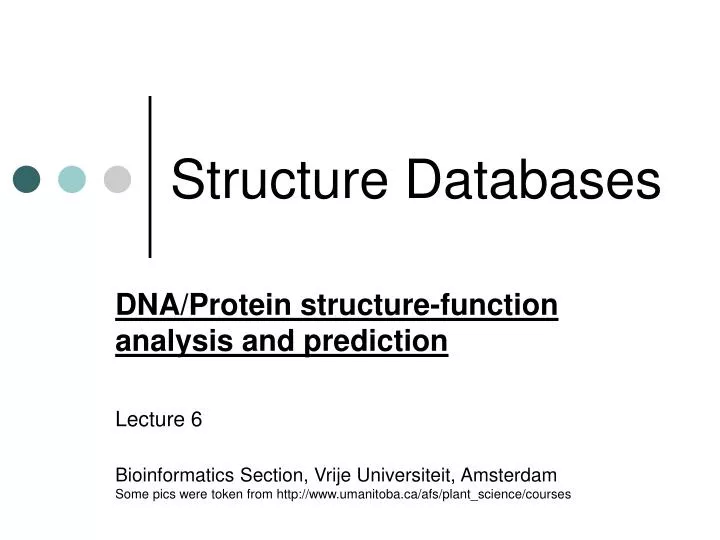 structure databases