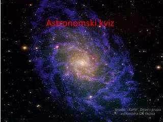 astronomski kviz