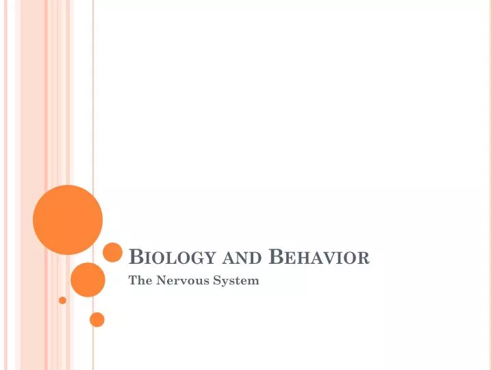 biology and behavior