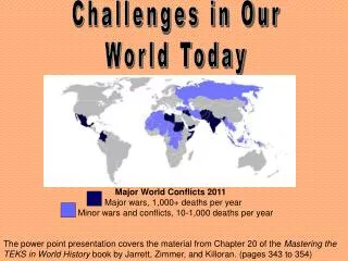 Challenges in Our World Today