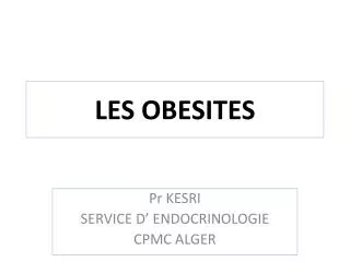 les obesites