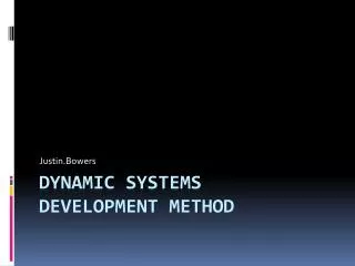 Dynamic Systems Development Method