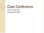 Case Conference - slide 1