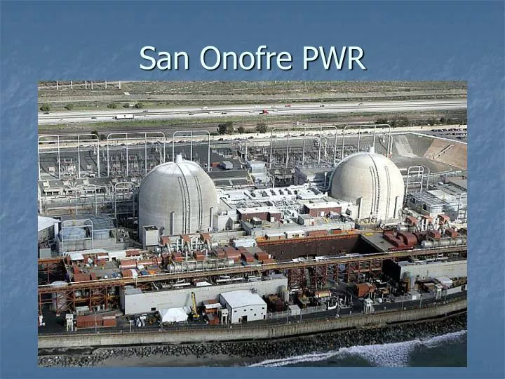 san onofre pwr