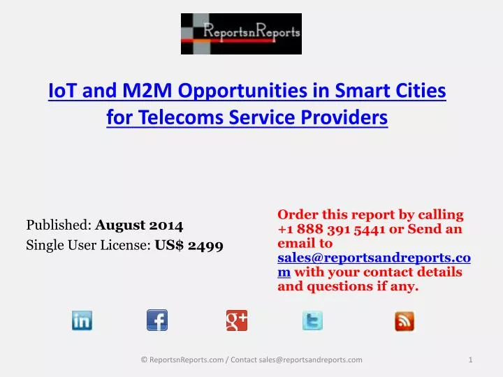 iot and m2m opportunities in smart cities for telecoms service providers