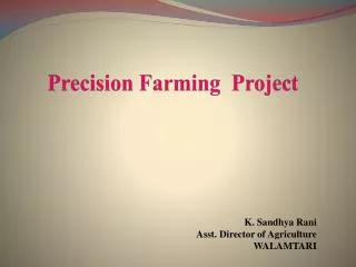 Precision Farming Project