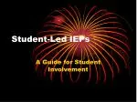Student-Led IEPs - slide 1