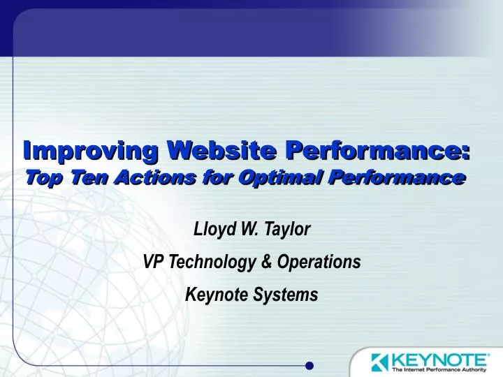 improving website performance top ten actions for optimal performance