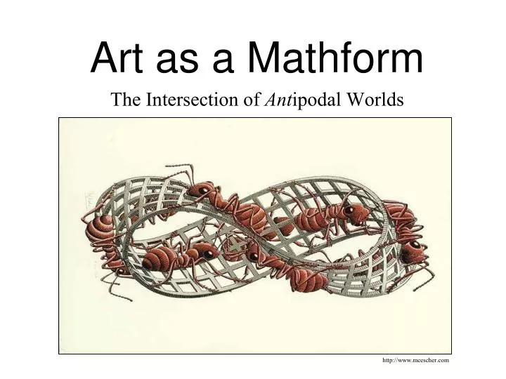 art as a mathform
