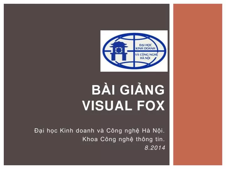 b i gi ng visual fox