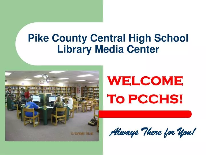 pike county central high school library media center