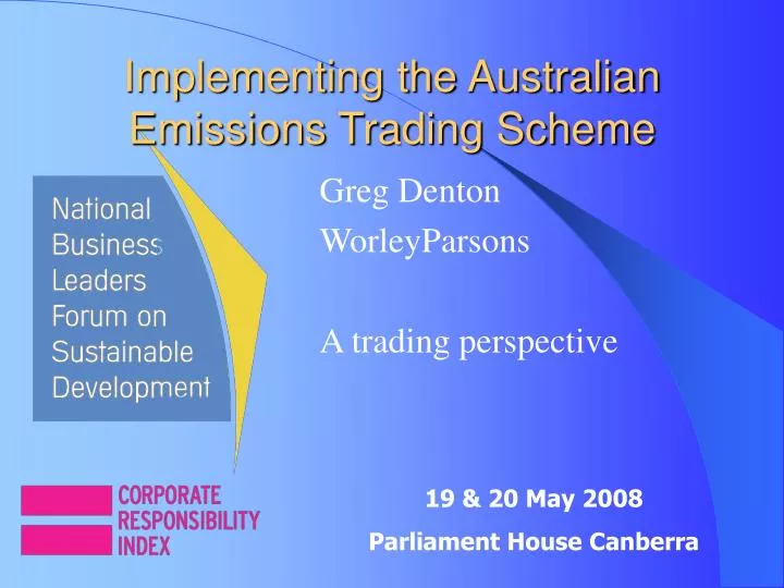 implementing the australian emissions trading scheme