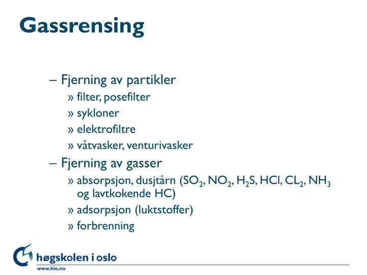 gassrensing