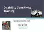 Disability Sensitivity Training