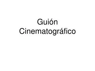gui n cinematogr fico