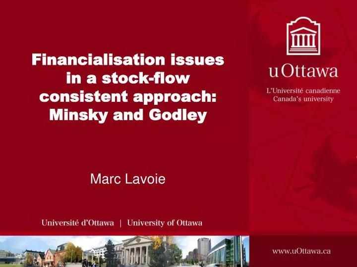financialisation issues in a stock flow consistent approach minsky and godley