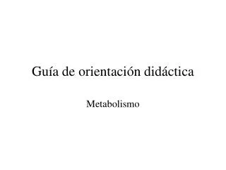 gu a de orientaci n did ctica