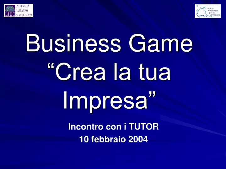 business game crea la tua impresa