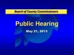 Public Hearing on Commercial Retail Store Development in Forest City - May 21, 2013 - slide 1
