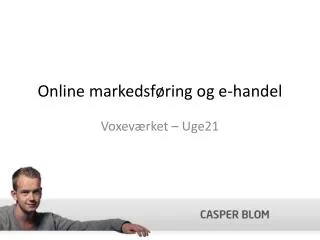 online markedsf ring og e handel