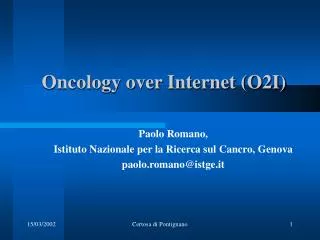 oncology over internet o2i