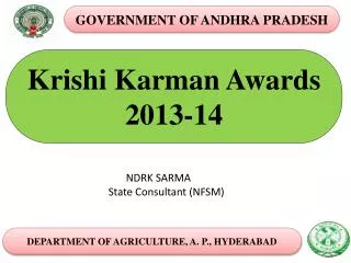 Krishi Karman Awards 2013-14