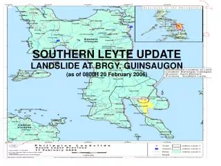 SOUTHERN LEYTE UPDATE LANDSLIDE AT BRGY. GUINSAUGON (as of 0800H 20 February 2006)