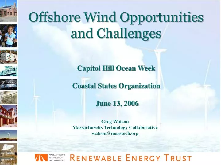 offshore wind opportunities and challenges