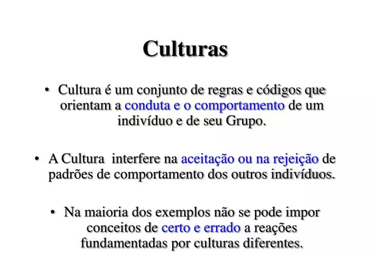 culturas