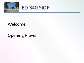 ED 340 SIOP