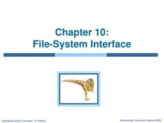 chapter 10 file system interface