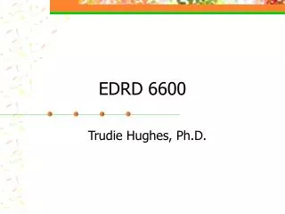 EDRD 6600