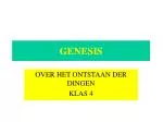 GENESIS - slide 1