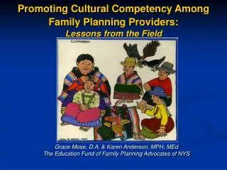 Promoting Cultural Competency Among Family Planning Providers: Lessons from the Field