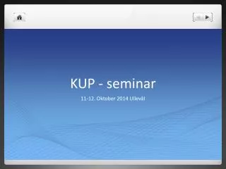 kup seminar