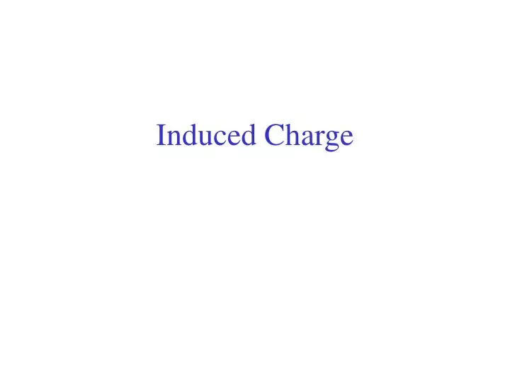 induced charge