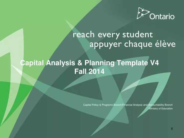 capital analysis planning template v4 fall 2014
