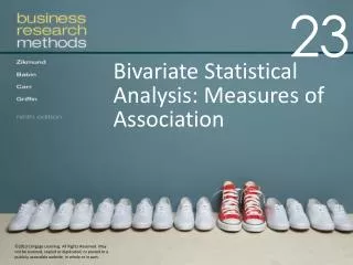 Bivariate Statistical Analysis : Measures of Association