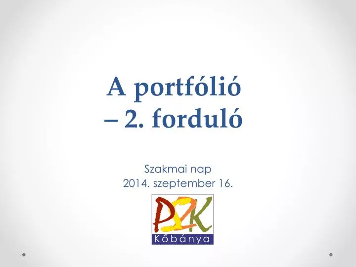 a portf li 2 fordul