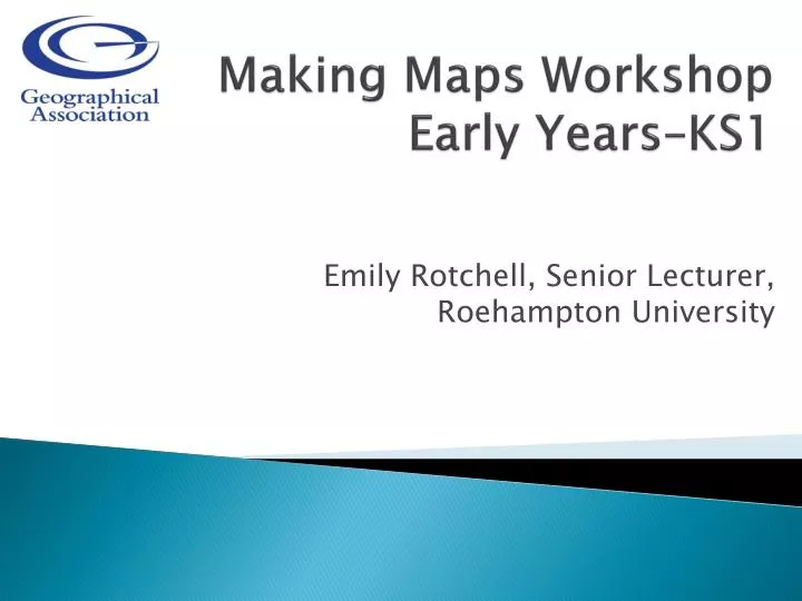 making maps workshop early years ks1