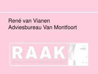 René van Vianen Adviesbureau Van Montfoort
