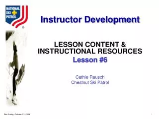 Instructor Development