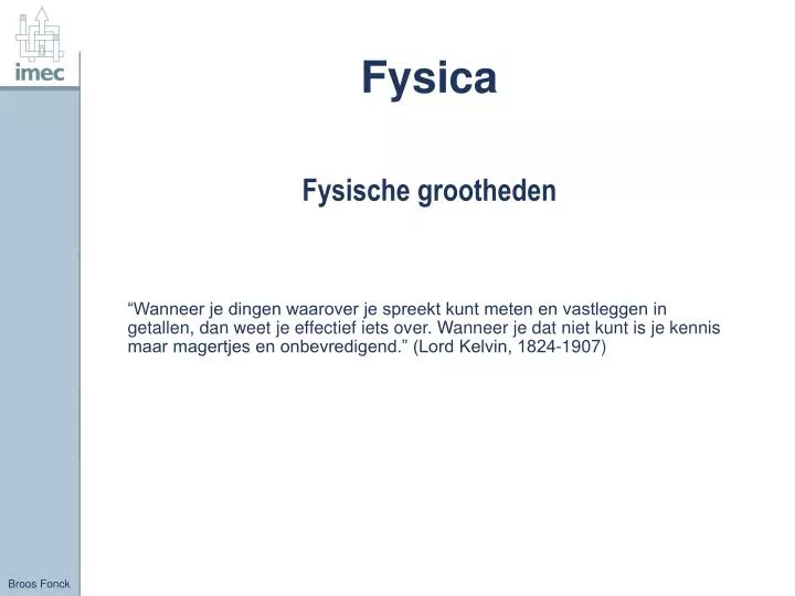 fysica
