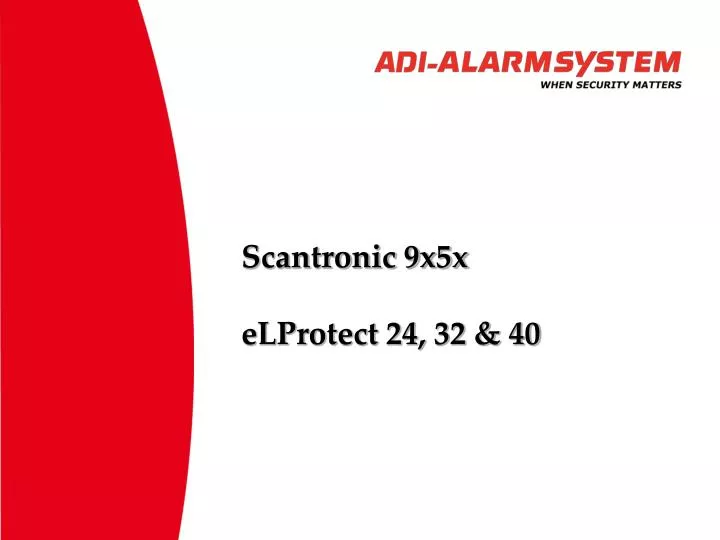 scantronic 9x5x elprotect 24 32 40